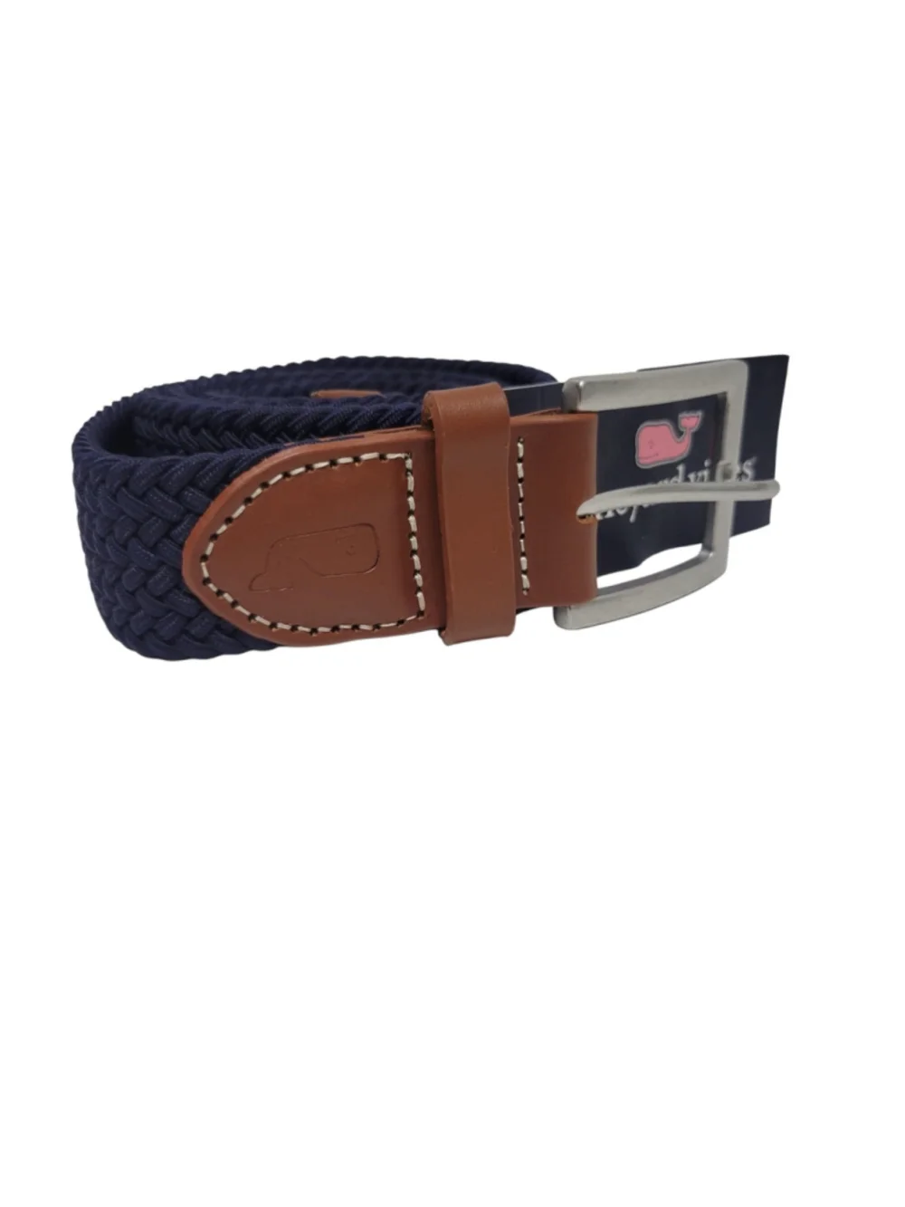 Vineyard Vines Adult Unisex Heritage Bungee Belt Nautical Blue Small NWT $68